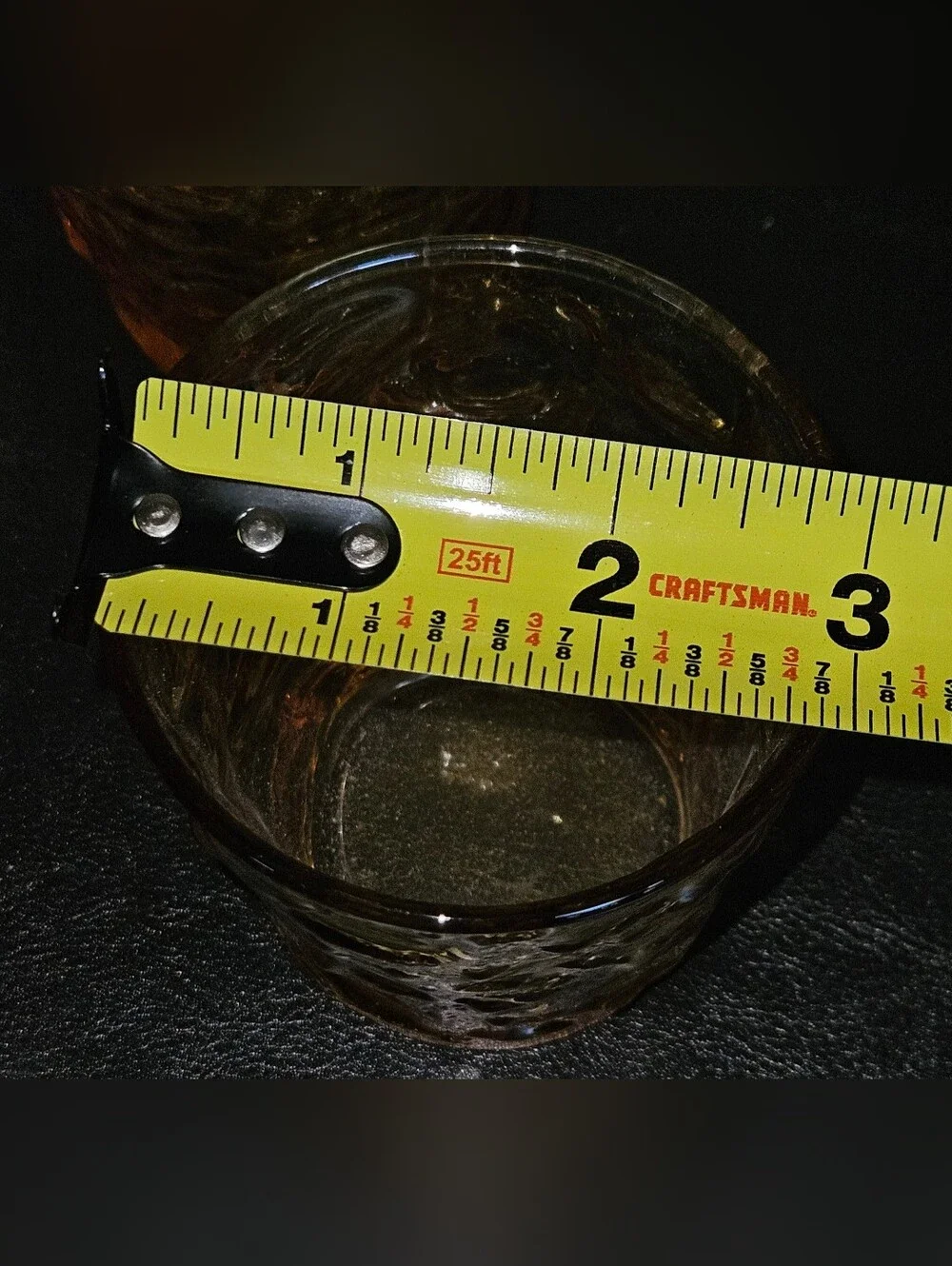 4 Vintage Anchor Hocking Amber Honey Gold Lido Milano Juice Glass Bumpy